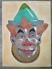 Peinture ancienne TETE DE