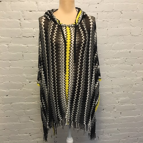 Missoni hooded poncho - , pullover