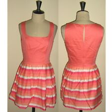 Robe Pin Up NAF NAF en 38 Rayée Rose Made In France TBE