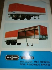   PROSPECTUS CAMION ANCIEN SEMI REMORQUE OPLEGGER MET VANHOOL VH 70 PROSPEKT C1