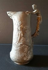 Pichet En Etain  Art Nouveau