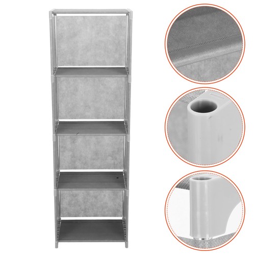 Modern grey metal storage - modern,