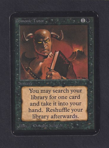 Magic mtg demonic - -,