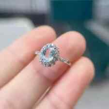 Bague de fiançailles ovale en