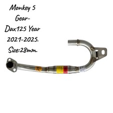 Tuyau d'échappement inox Bom