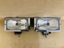 HELLA Jumbo 220 Fog Lights Halogen Chrome Headlights OldTimer