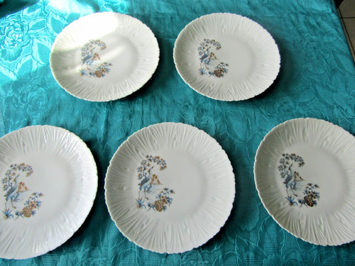 Assiettes plates porcelaine - assiettes,