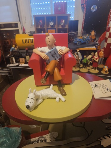 Figurine tintin kuifje snowy - figurine,