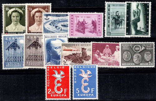Belgique 1953 neuf 100 - 1953-58, **
