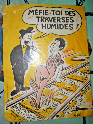 Affiche ancienne train - affiche,