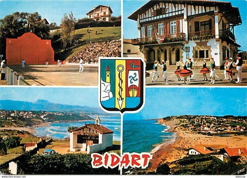 Carte postale bidart - -,
