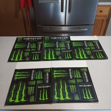Monster Energy Decals LOT – Green Claw Logo Stickers for Bike, Car, Laptop