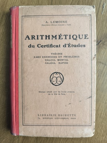 Ancien livre scolaire - ancien,