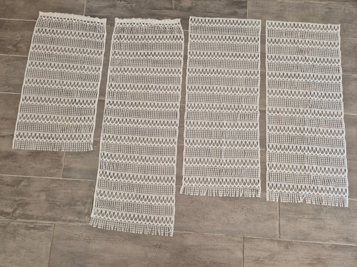 Voilage macramé largeur - voilage,