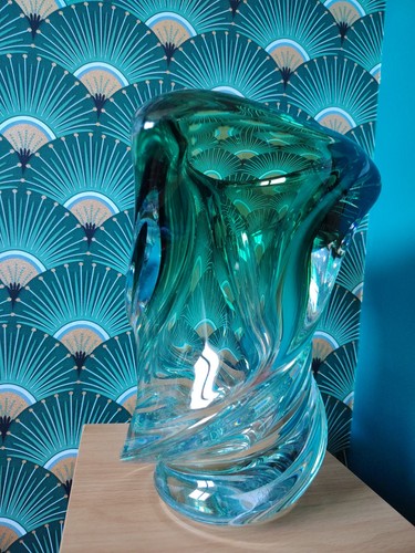 Vase monumental cristal - vase, en