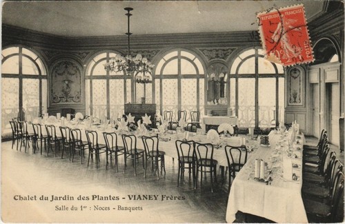 Cpa paris chalet - jardin, des