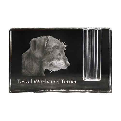 Teckel poil dur porte stylo - teckel, porte-stylo