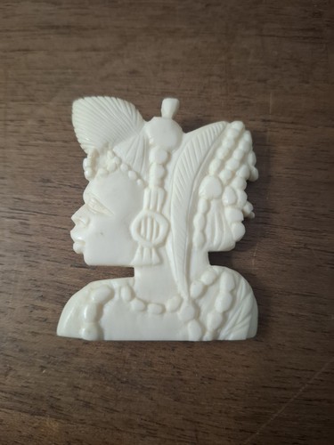 Broche vintage femme africaine - femme,