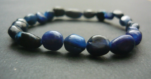 Bracelet perles cyanite du - bracelet, de