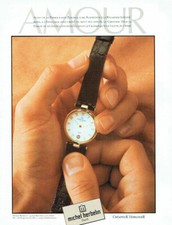 Advertising 1020 1986 Michel Herbelin Men's Love Watch