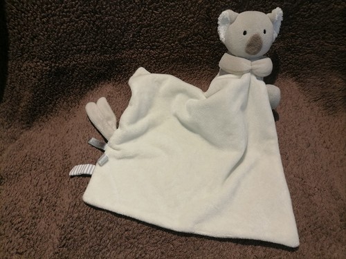 Doudou mouchoir koala blanc