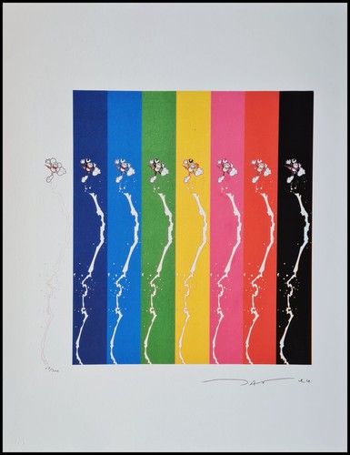 Takashi murakami rainbow 65x50 - murakami,
