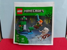 Minecraft Lego Set 30705 The Lush Cave Fight - Jamais Ouvert - Vrai Lego