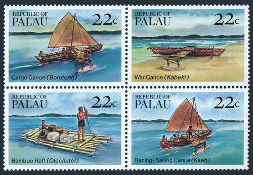 Palau 70a block mnh - 67-70a, block,mnh.michel