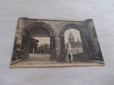 71 CLUNY SAONE ET LOIRE ENTRANCE GATE OF THE ABBEY ANIME VIEW 1916