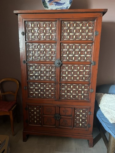 Armoire rangement bois - armoire, en
