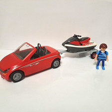 Playmobil Réf 5133  Voiture avec remorque et jet ski