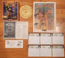 Monkey Island 2 LeChuck's Revenge PC IBM 1991 Big Box LucasArts TESTED 5.25 Disk