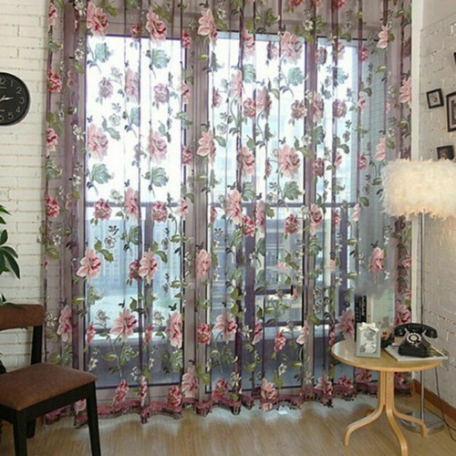 Panneaux motif pivoine - x,