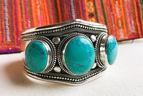 Bracelet manchette métal - bracelet,