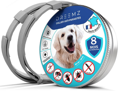 Collier anti puces pour chien - anti,