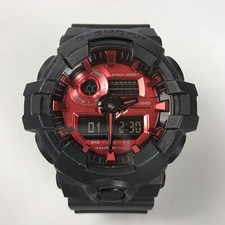 Casio G-SHOCK Mens Watch GA-700AR - Metallic Red Face / Black Band