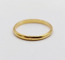 Bague jonc alliance or 18k