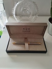 Stylo Bille Parker Sonnet Attributs Plaqués Or - Goldplated Trim Ballpoint Pen