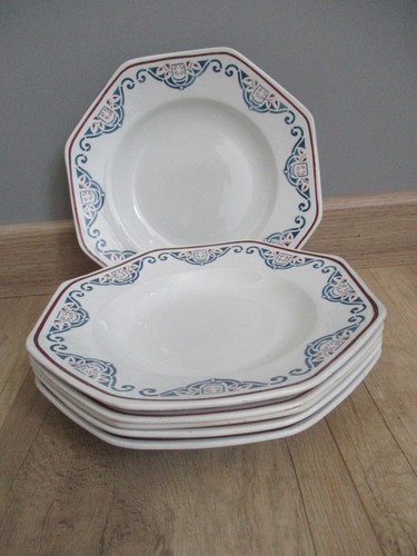 Assiettes creuses forme - 6,