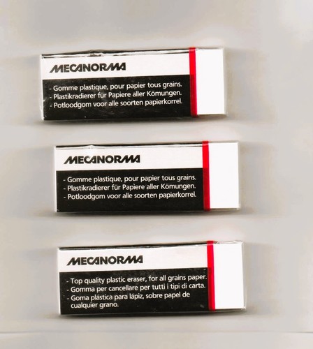 Lot gommes blanches - de,