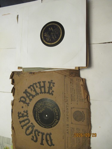 Lot vinyles 78 tours - de, 19