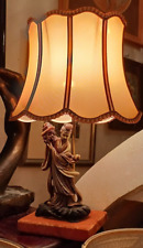 Très Belle  lampe Chinoise, 1 ere moitié du 20 eme, Sculpture En Pierre De Jade.