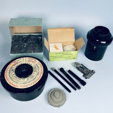 VINTAGE DARK ROOM PHOTOGRAPHY DEVELOPING TANKS EQUIPMENT JOHNSONS 35mm PLATES