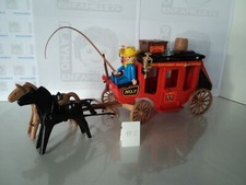 PLAYMOBIL vintage western diligence caisse tonneau valise set 3245 V2 de 1984 #2