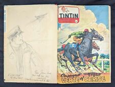 Dédicace Weinberg Dan Cooper Ed. originale Recueil du journal Tintin n° 17 1953