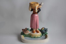 Charles Maillard Henriot Quimper Earthenware Bigoudène Lamp Stand (65972)
