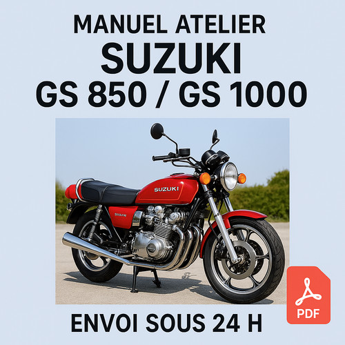 Manuel atelier suzuki - gs, 850