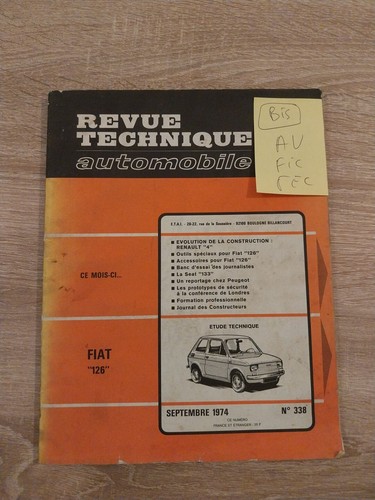 Revue technique fiat 126 - revue,