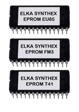 Elka Synthex Set Of 3 Extincteur With O.S Pour Synthex Rev 2/3 With Midi ROM