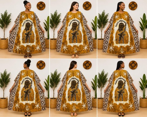 Boubou femme batik wax bassam - wax,
